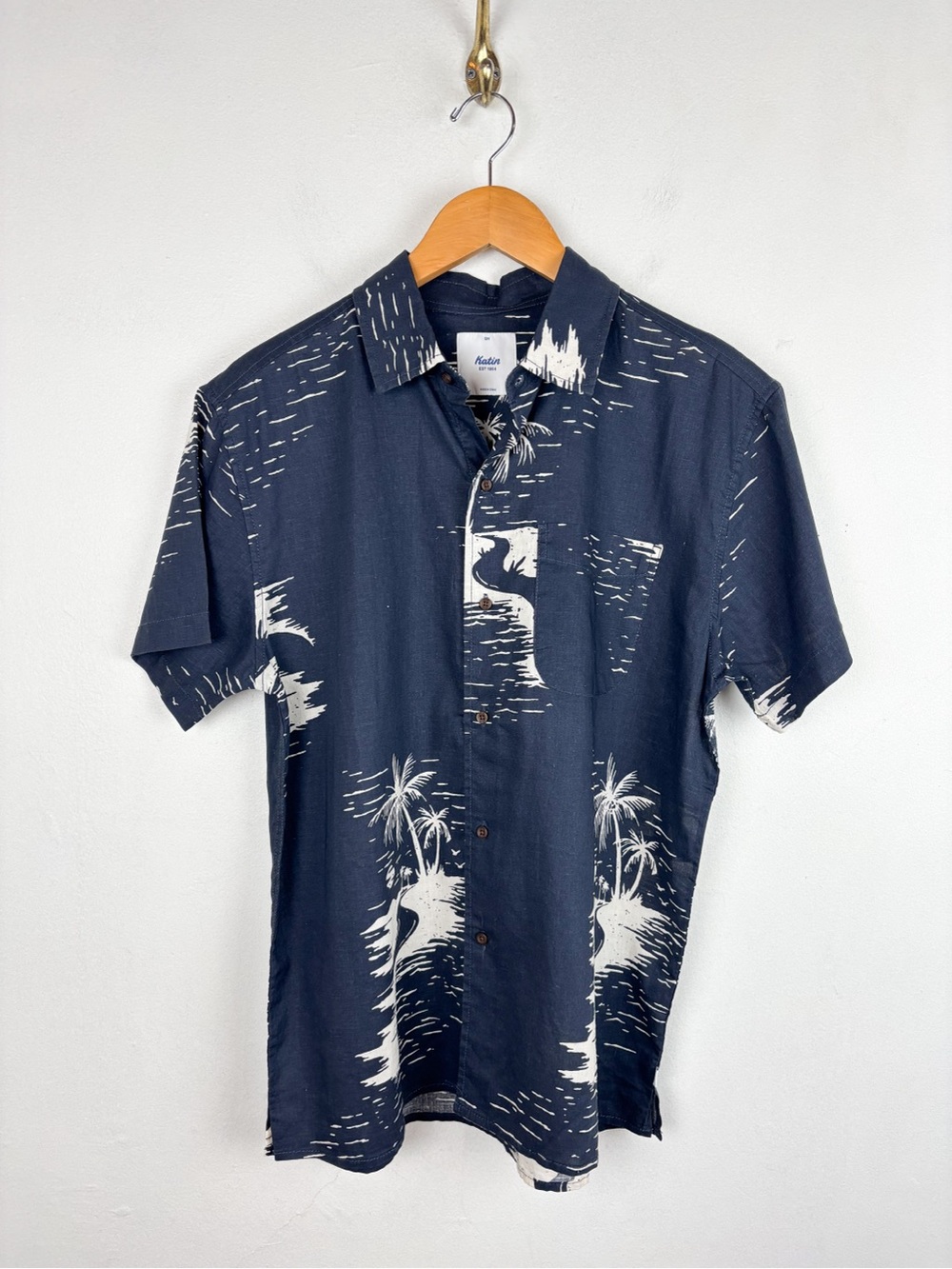 NWOT Katin Men’s Cotton/Linen Tropical Shirt Sz S